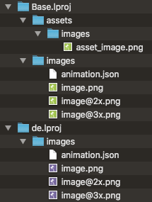 iOS resource folder structure